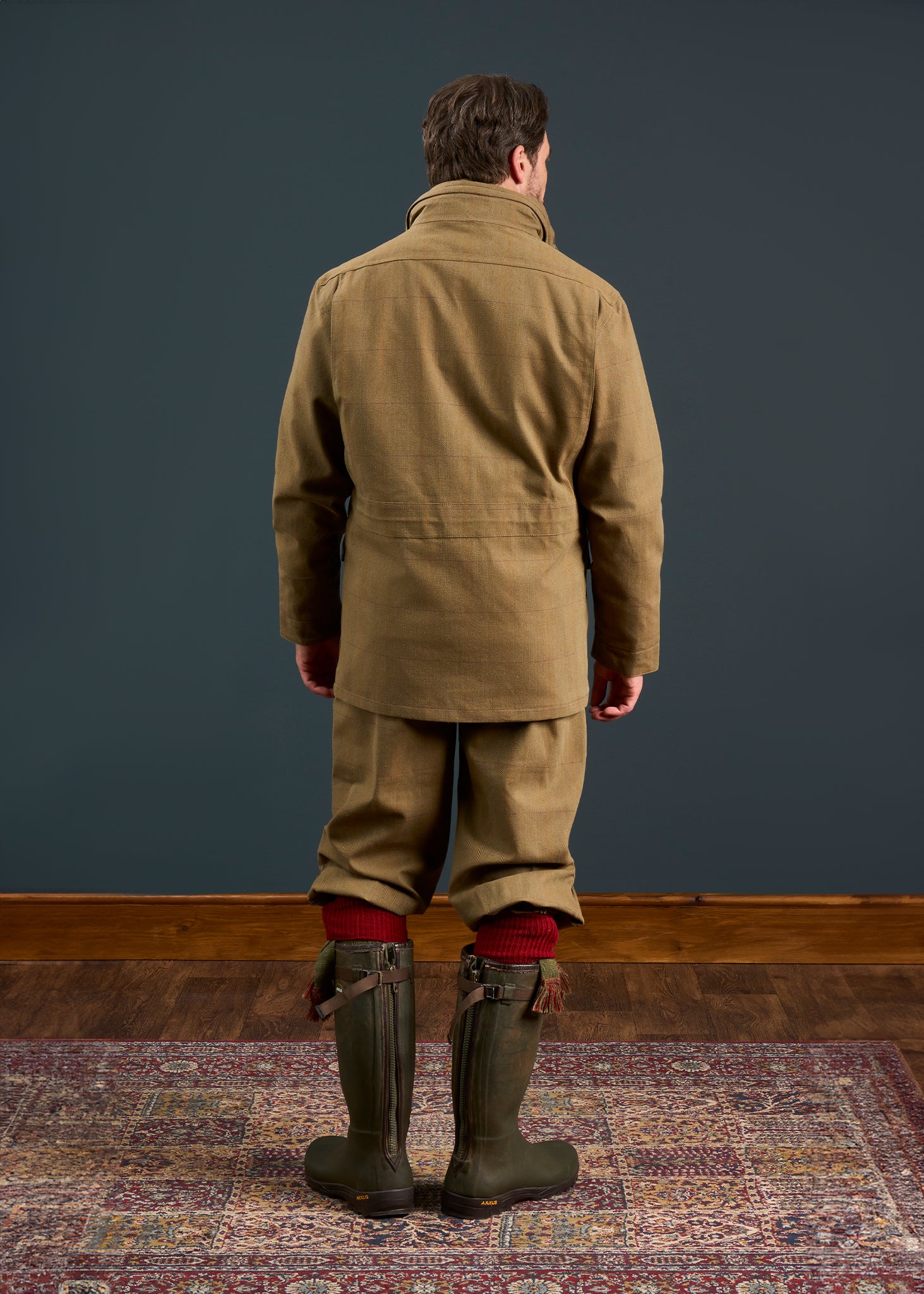 Axford Men's Waterproof Lightweight Field Coat In Aspen - Shooting Fit - Image 3