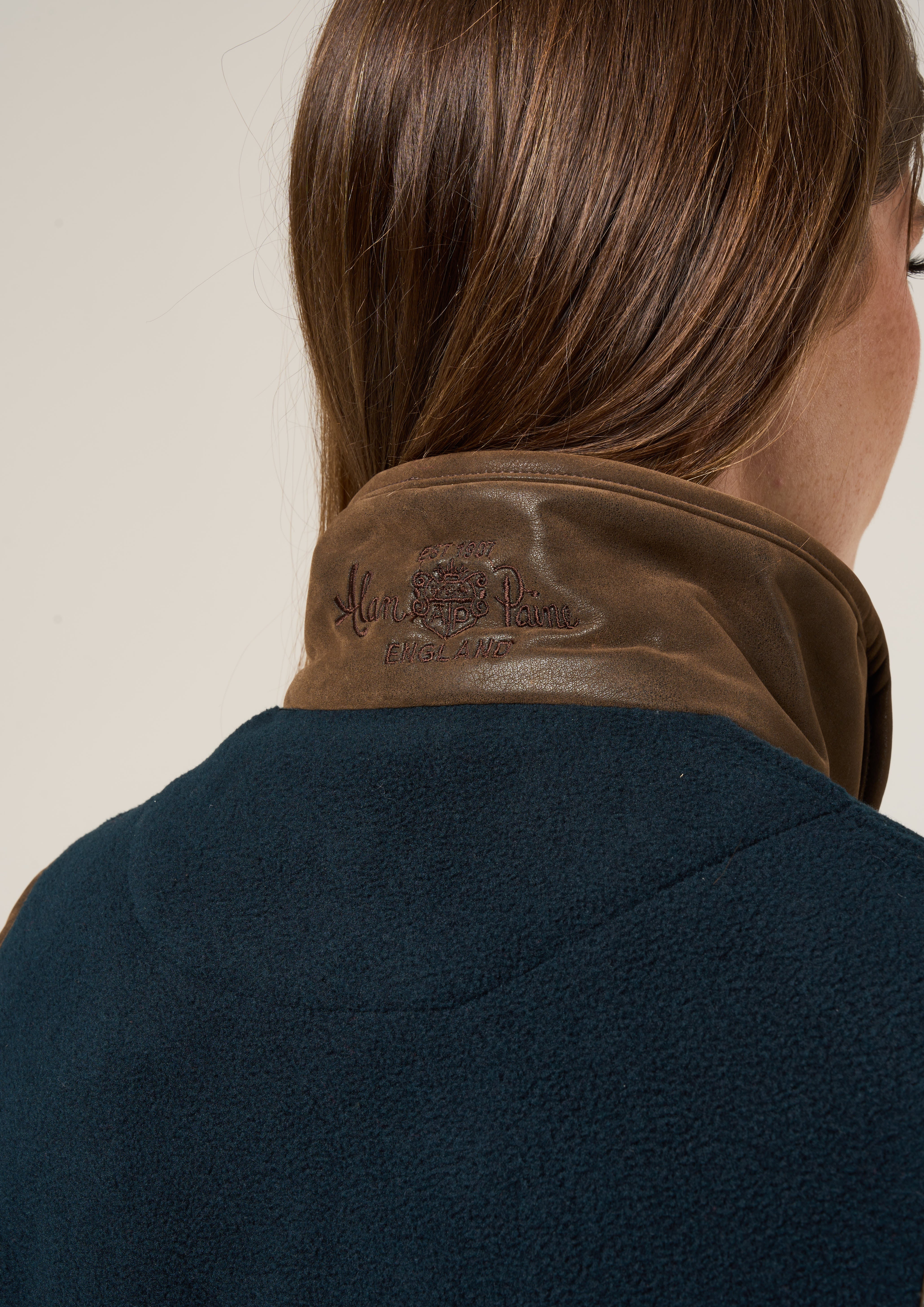 Aylsham Ladies Fleece Gilet In Dark Navy - Regular Fit - Image 7