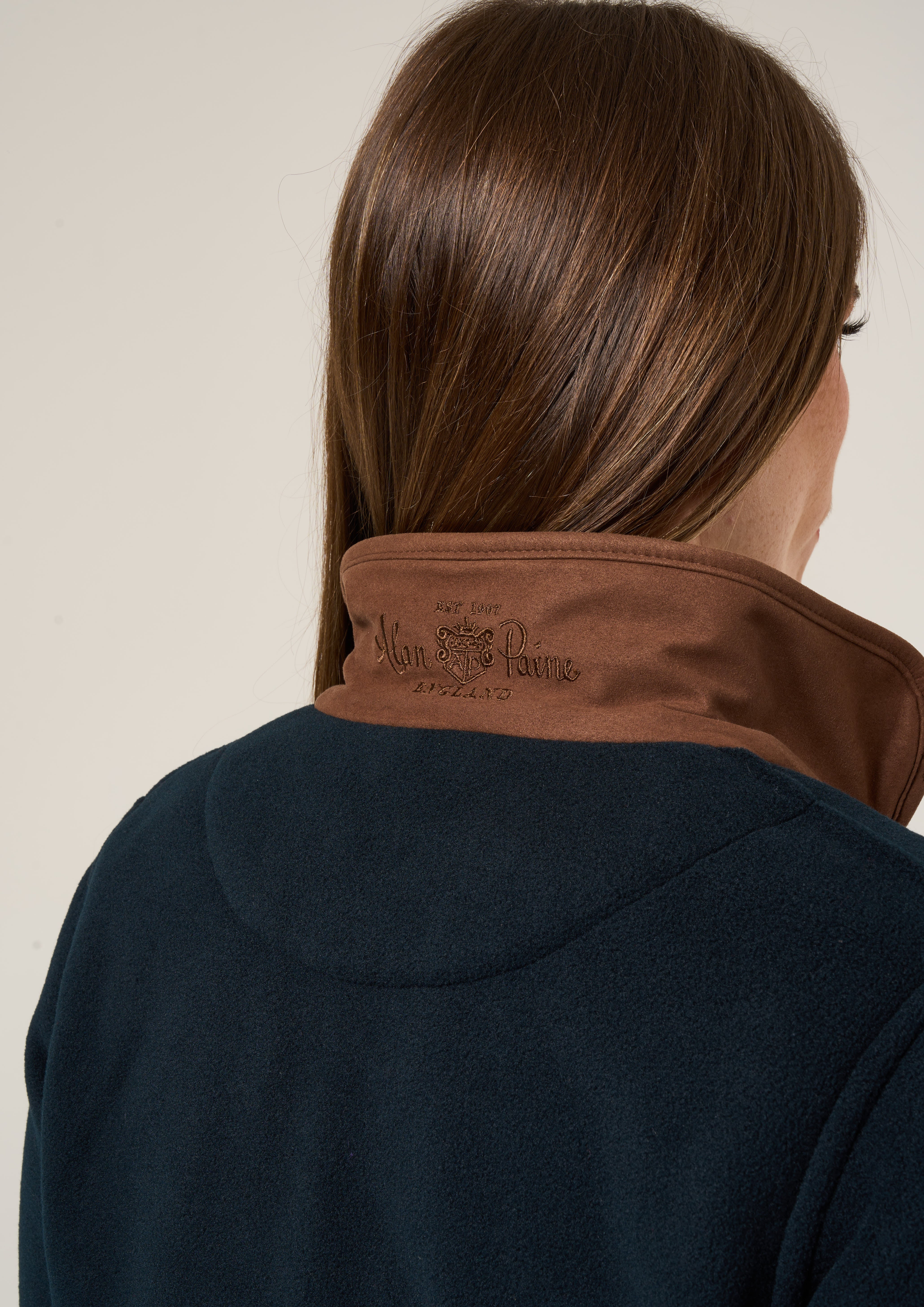 Aylsham Ladies Fleece Jacket In Dark Navy - Regular Fit - Image 7
