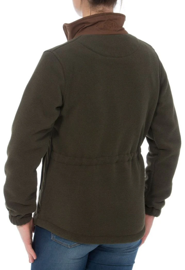 Aylsham Ladies Fleece Jacket In Green - Regular Fit - Image 3