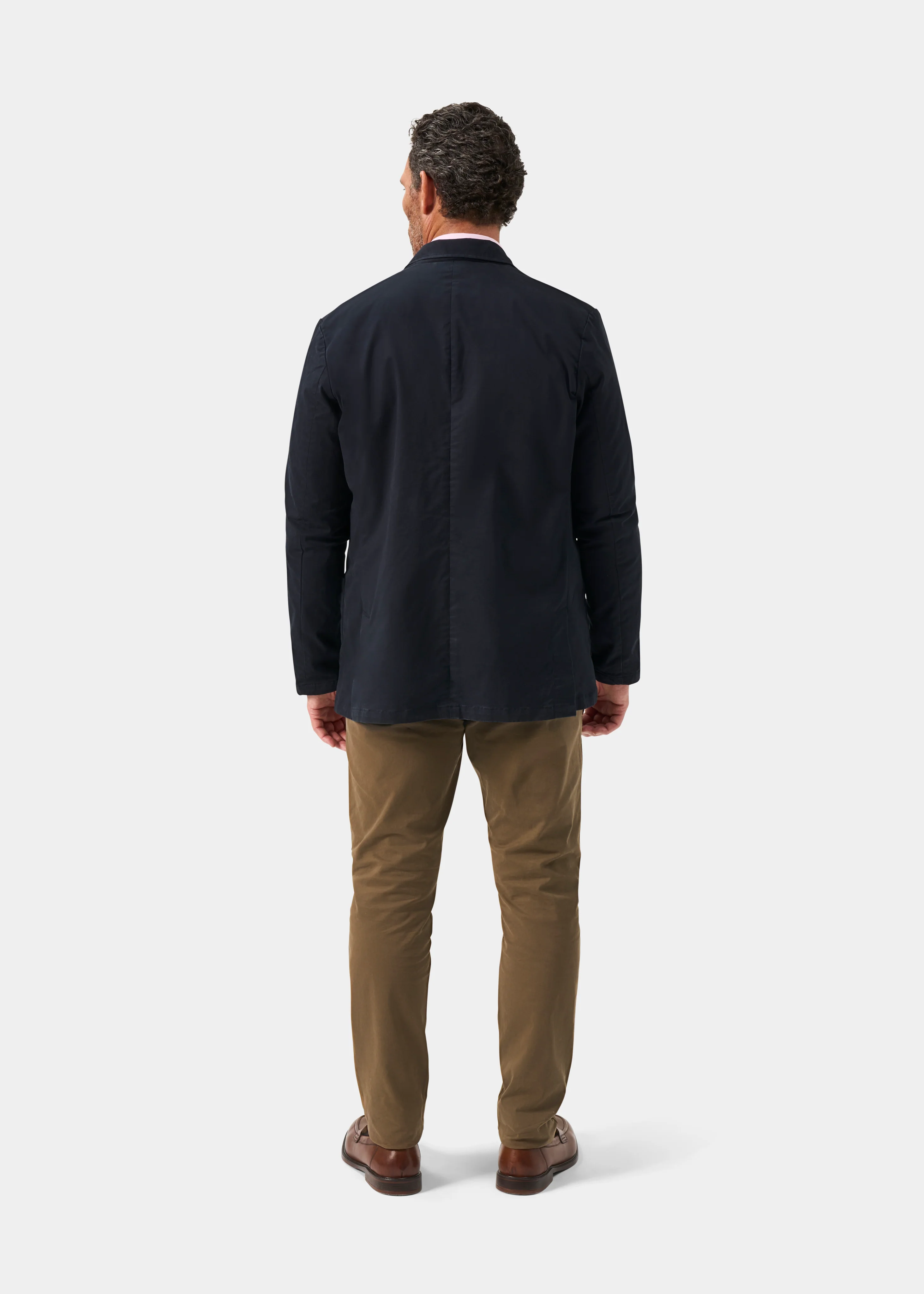 Bridgeford Men's Summer Blazer In Navy - Image 6