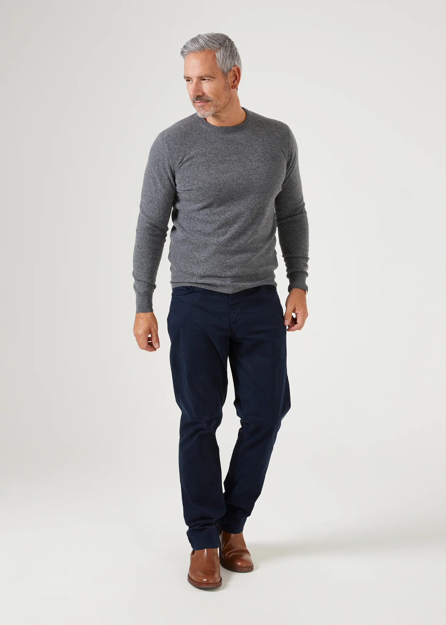 Brisbane Geelong Wool Jumper in Derby - Regular Fit - Image 3