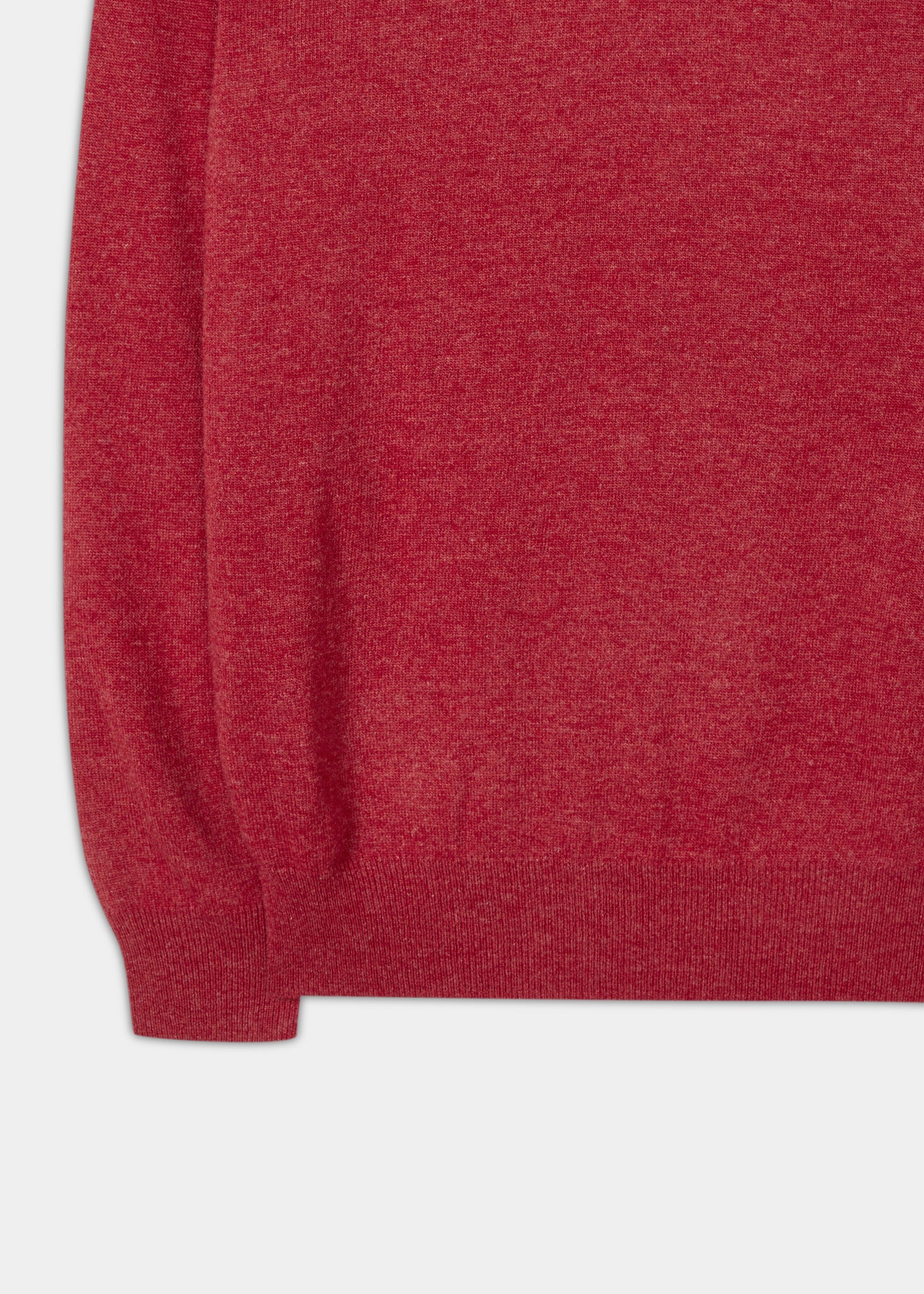 Brisbane Geelong Wool Jumper in Poppy Melange - Regular Fit - Image 9
