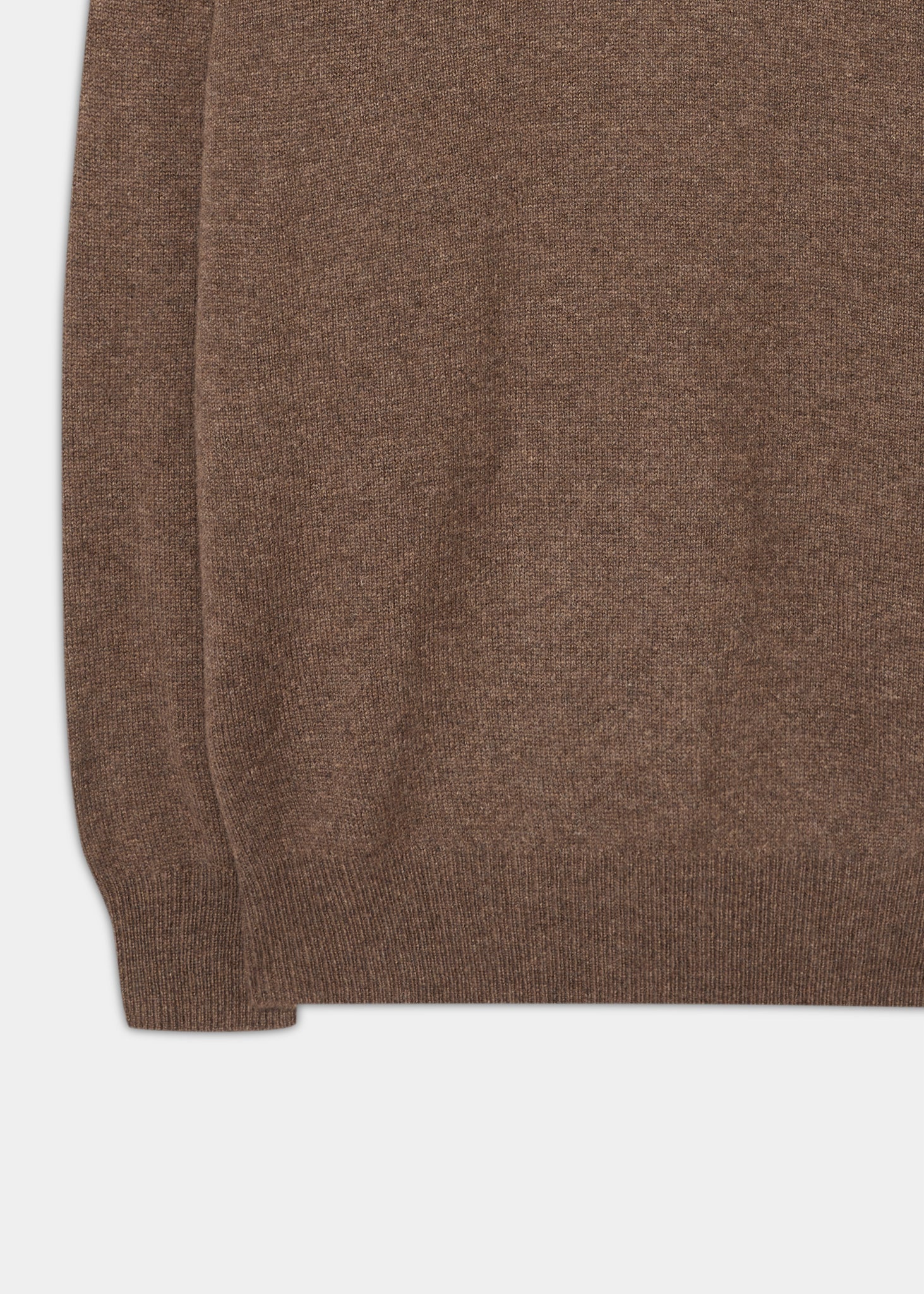 Dorset Men's Lambswool Jumper in Tobacco - Classic Fit - Image 7