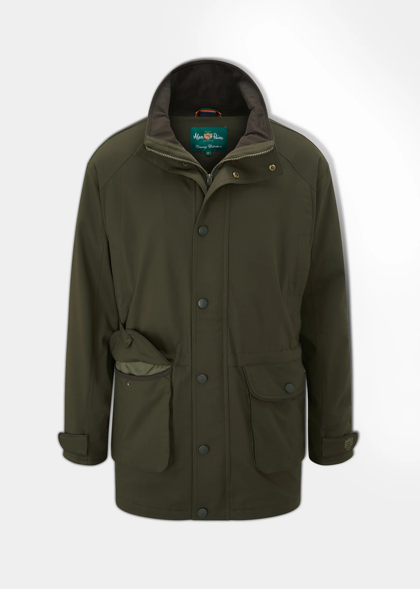 Dunswell Men's Waterproof Field Coat In Olive - Shooting Fit