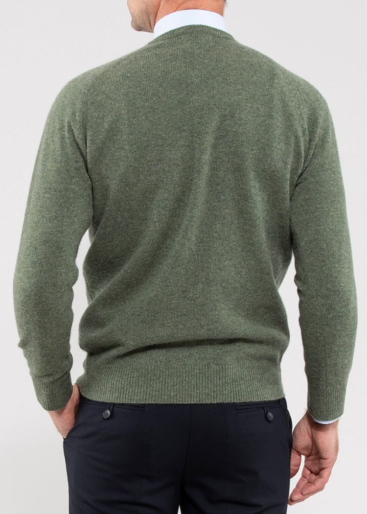 Hampshire Lambswool Jumper in Landscape - Classic Fit - Image 5