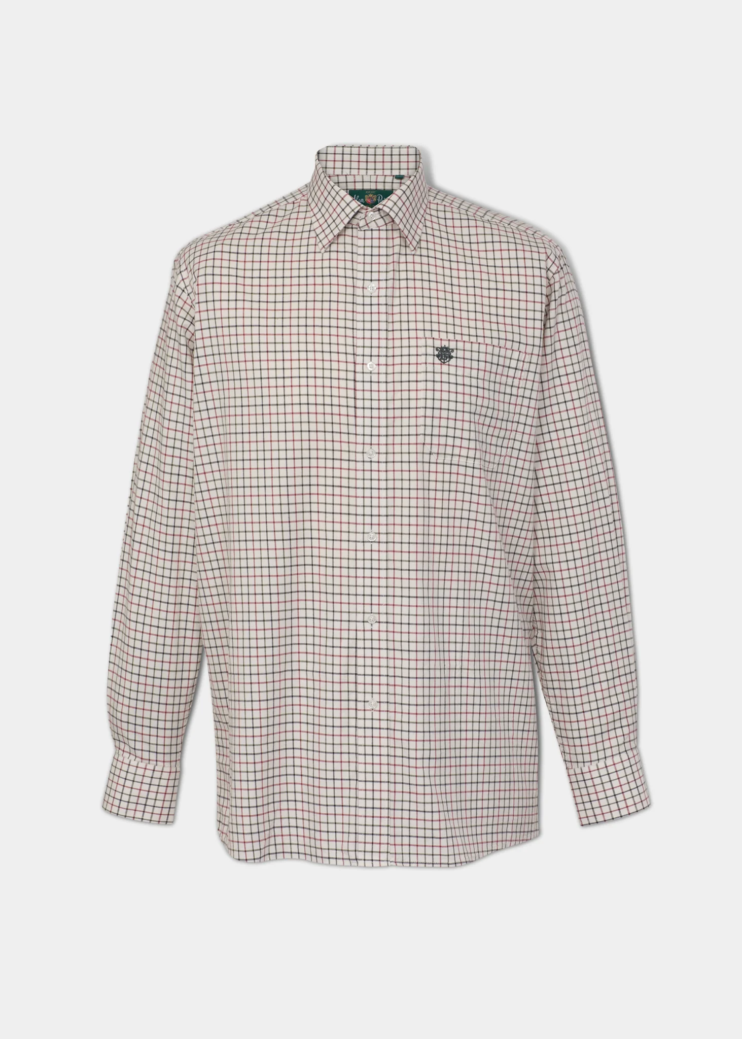 Ilkley Men's Country Check Red Shirt - Shooting Fit