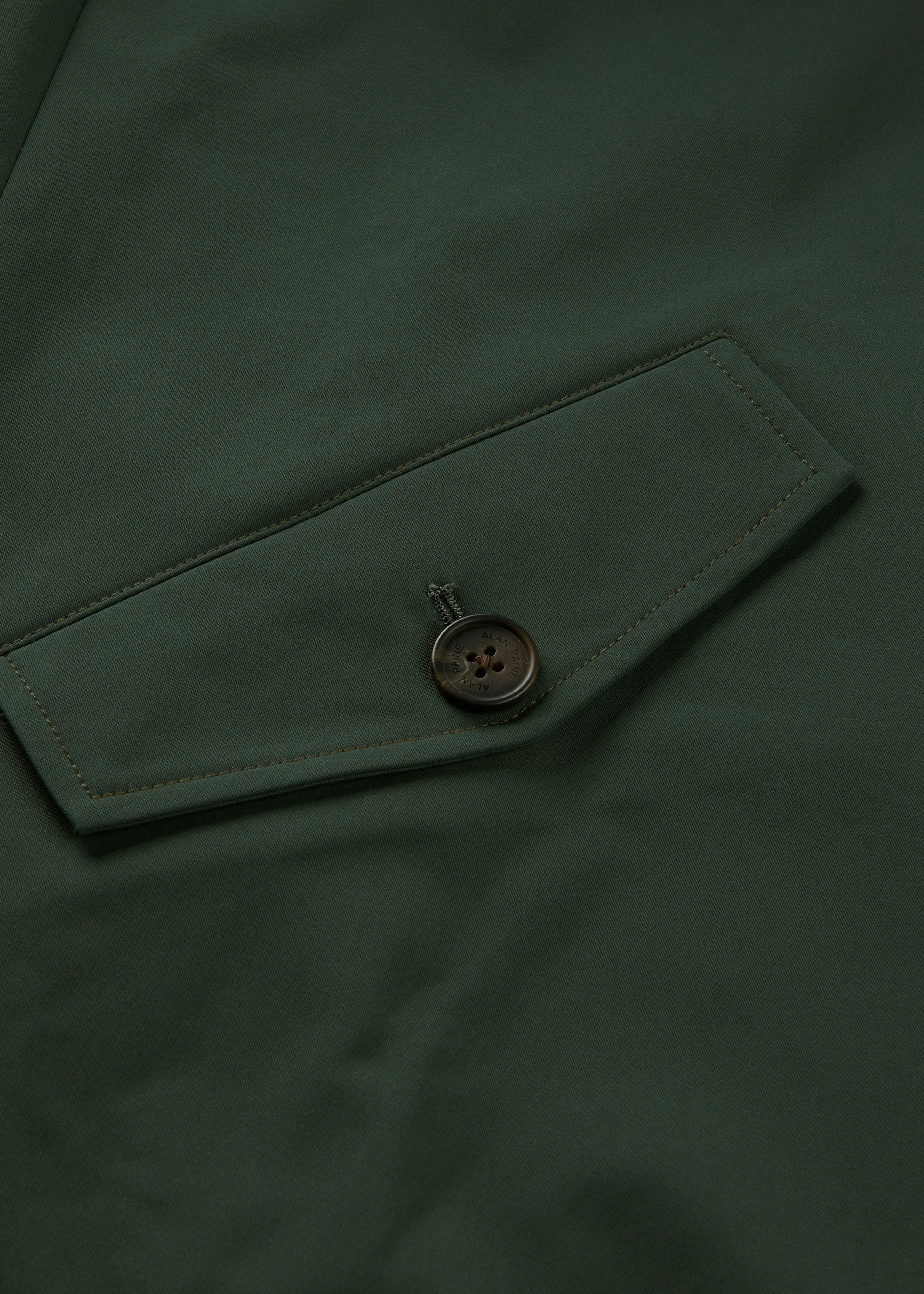 Lakeward Men's Reversible Bomber Jacket In Green and Navy - Image 14