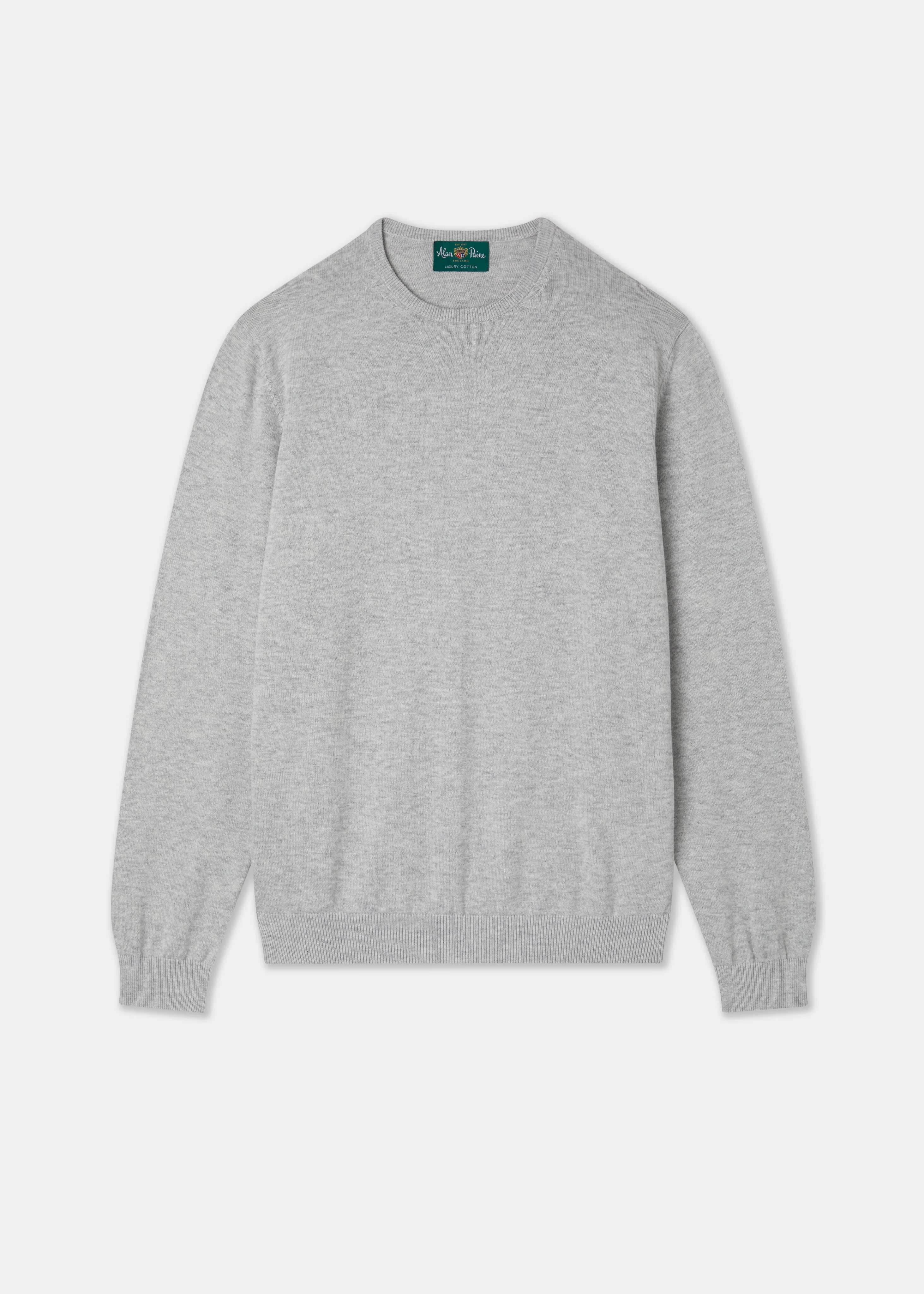 Leysmill Cotton Cashmere Jumper In Dove