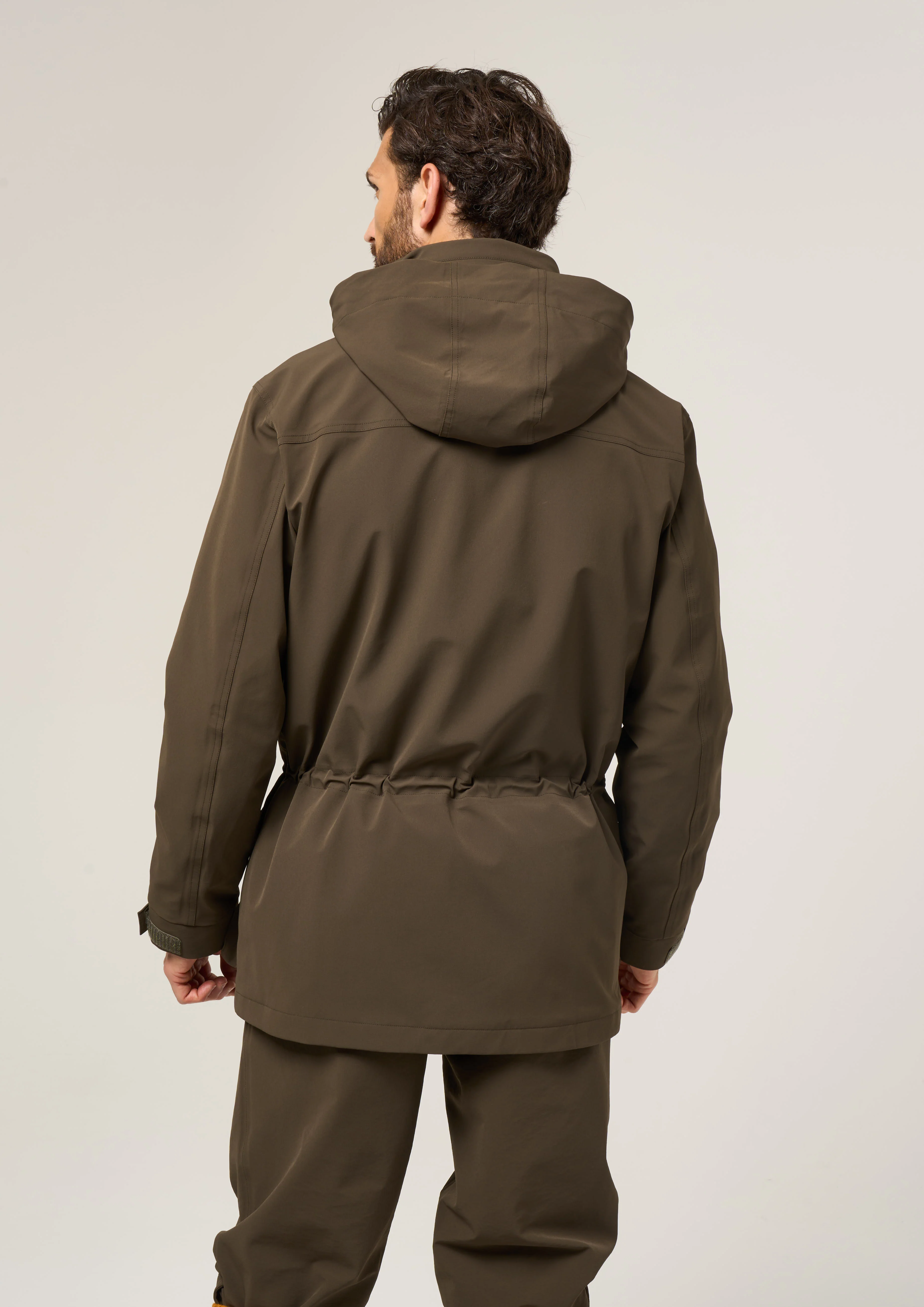 Lockwood Men's Shooting Coat In Olive - Shooting Fit - Image 8