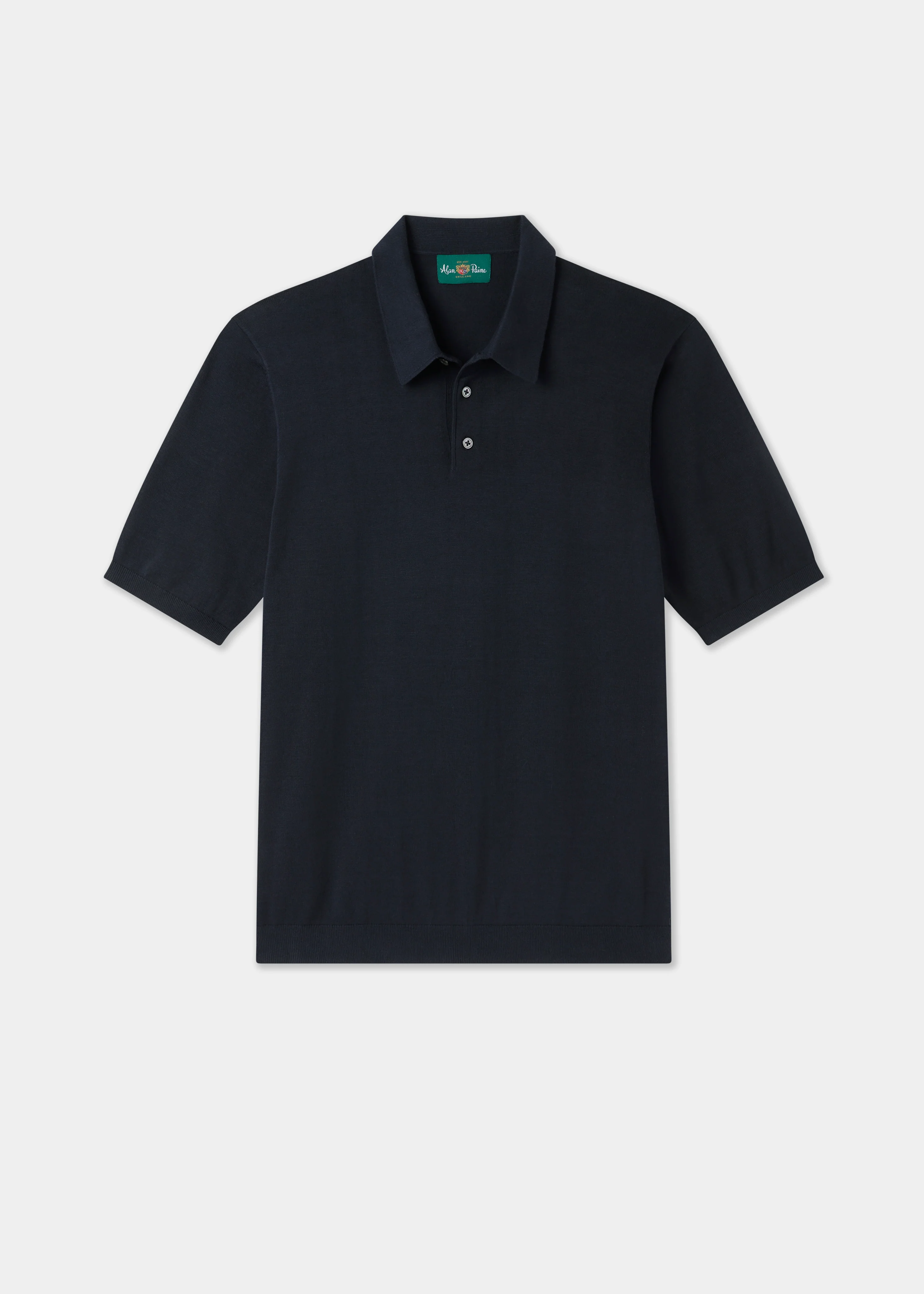 Paignton Cotton Polo Shirt In Dark Navy