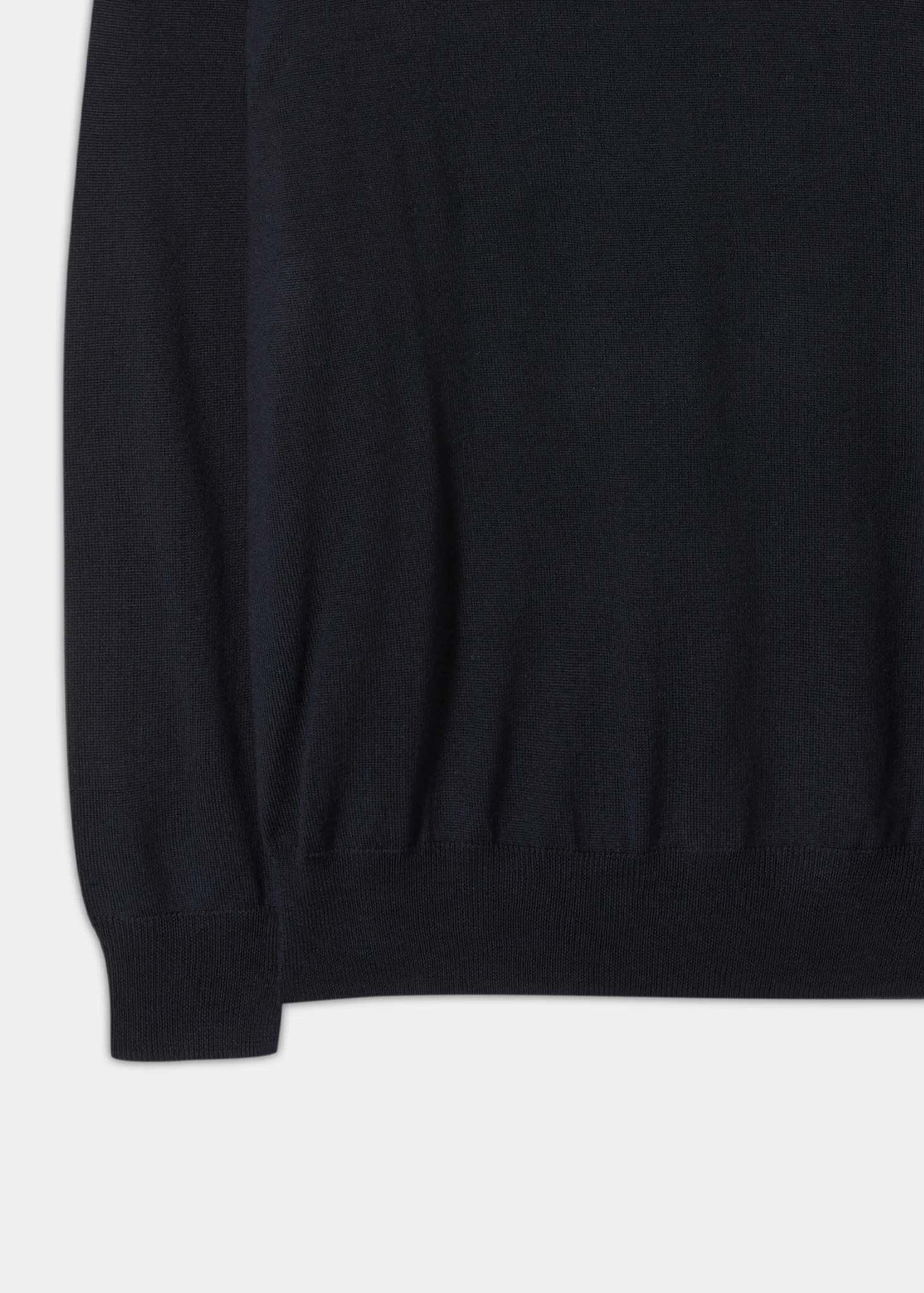 Radstone Men's Merino Wool Jumper in Dark Navy - Regular Fit - Image 3