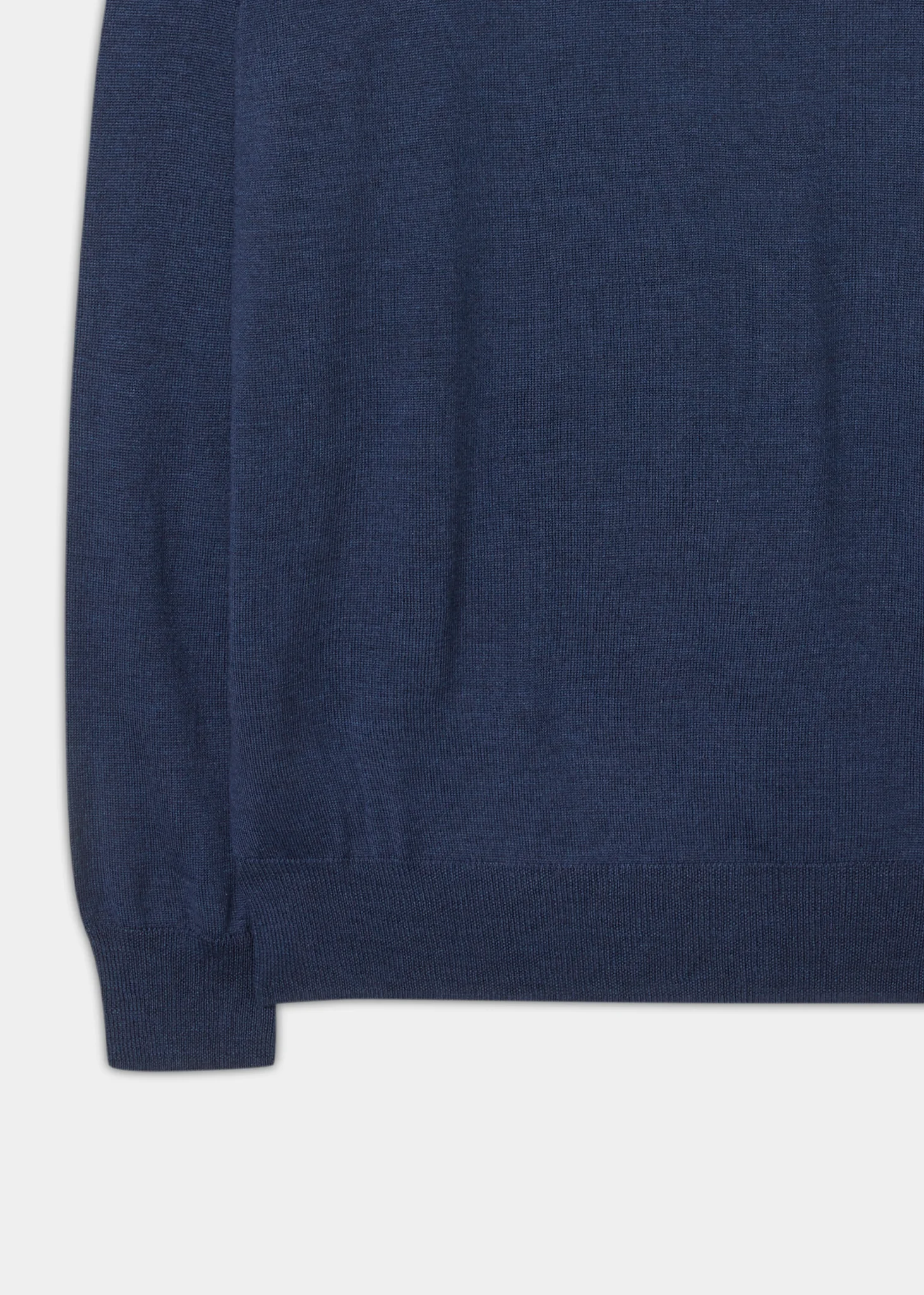 Radstone Men's Merino Wool Jumper in Indigo - Regular Fit - Image 8