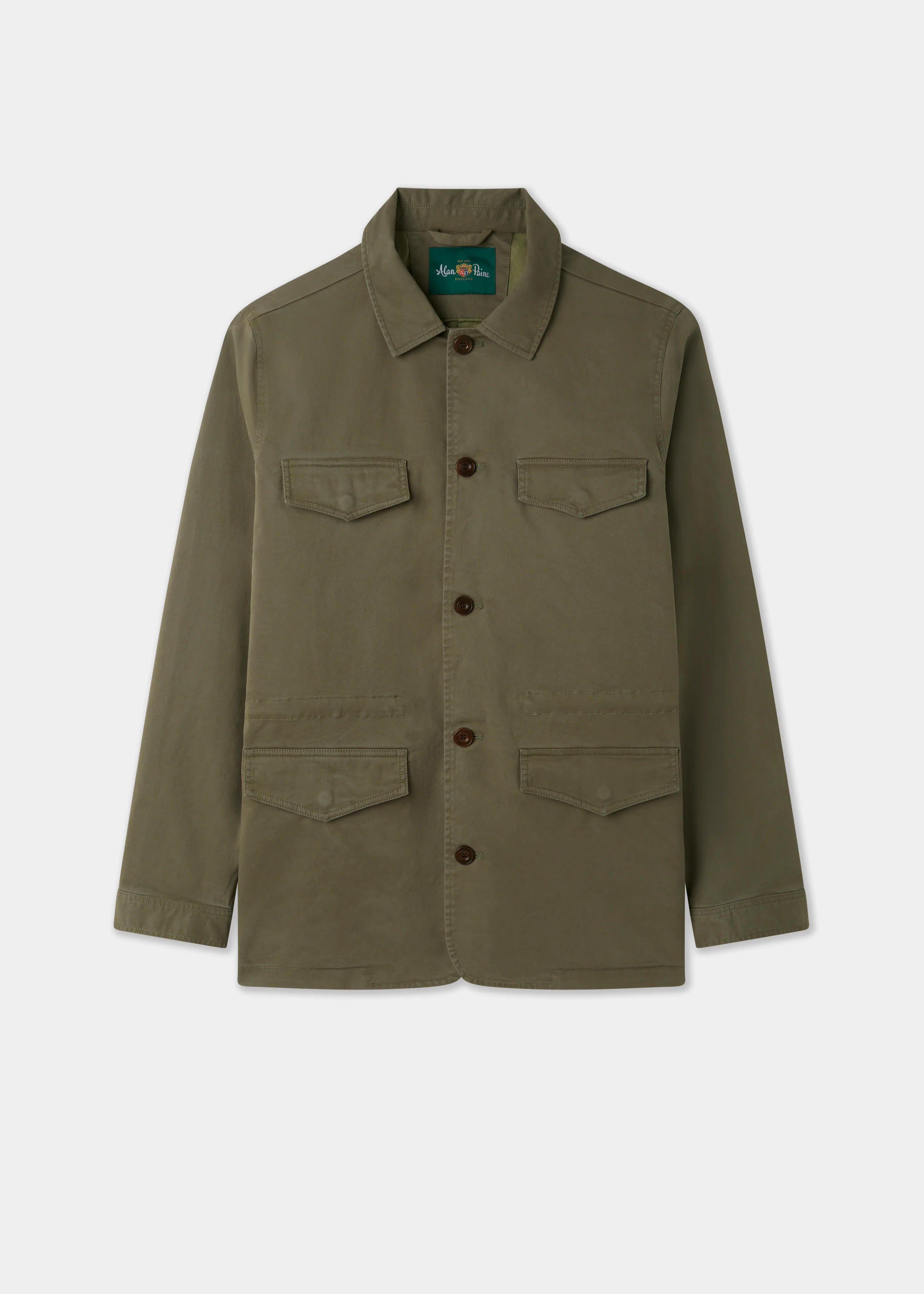 Rockmere Men's Safari Jacket In Olive