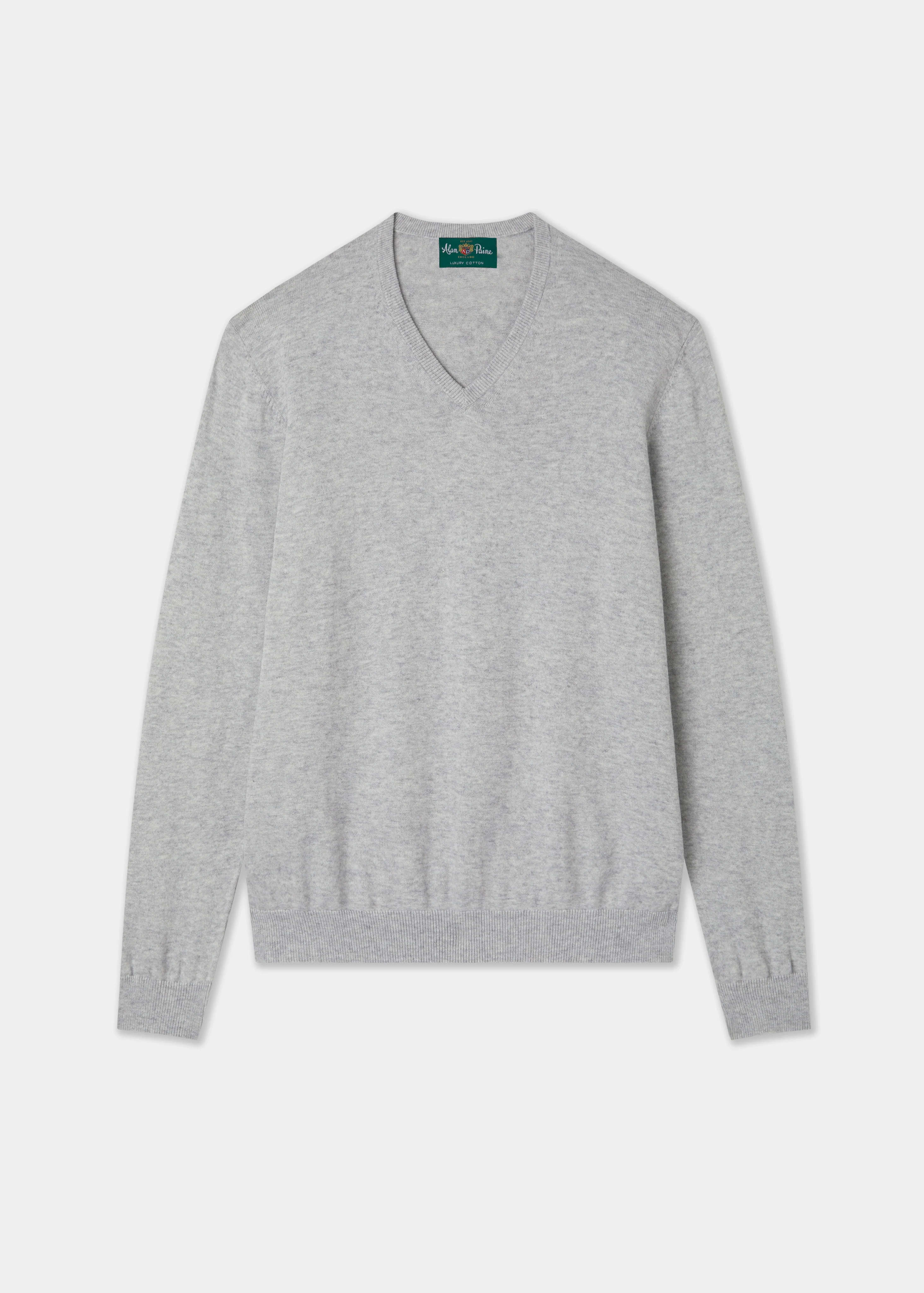 Rothwell Cotton Cashmere Jumper In Dove