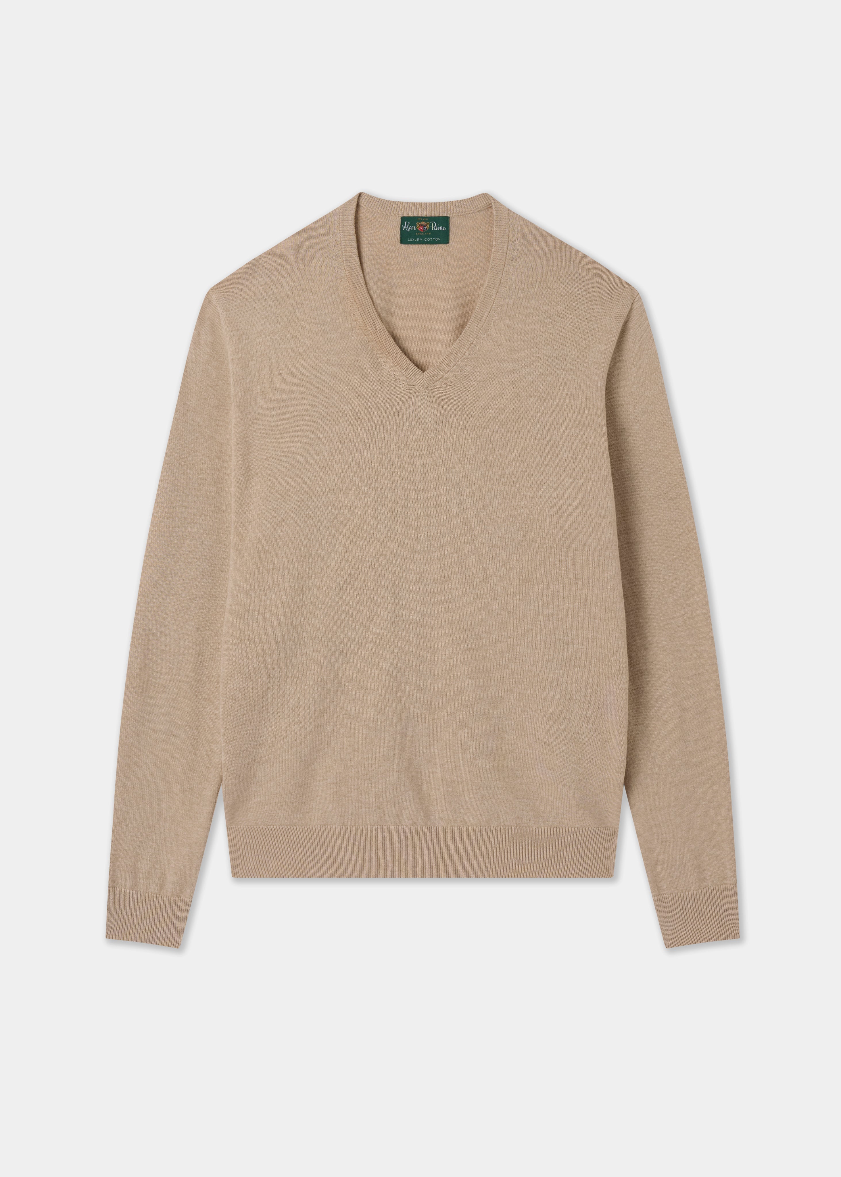 Rothwell Cotton Cashmere Jumper In Sand