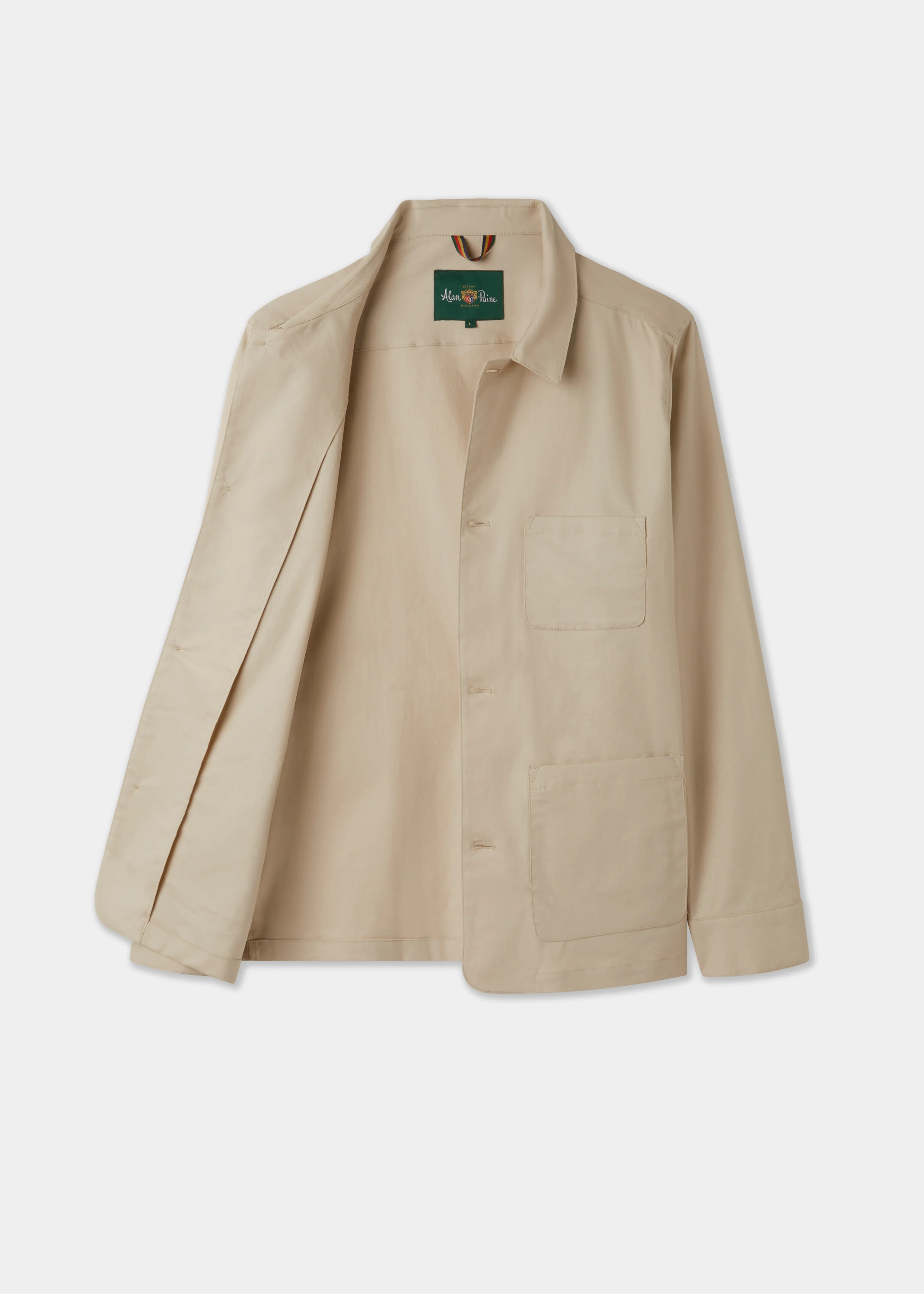 Sandcliff Men's Shacket in Beige - Image 2