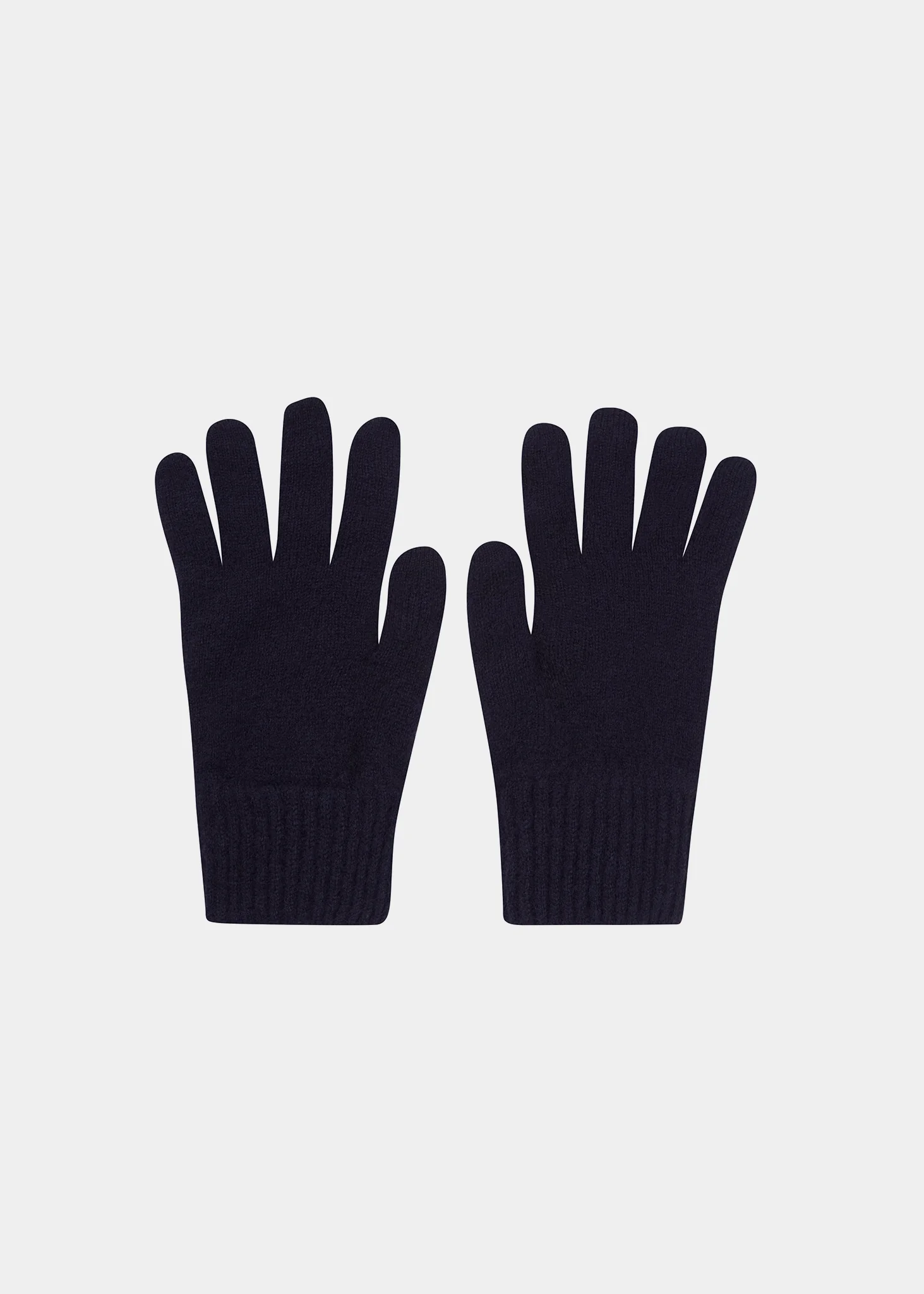 Tideswell Men's Knitted Wool Hat, Scarf and Glove Set In Navy - Image 6